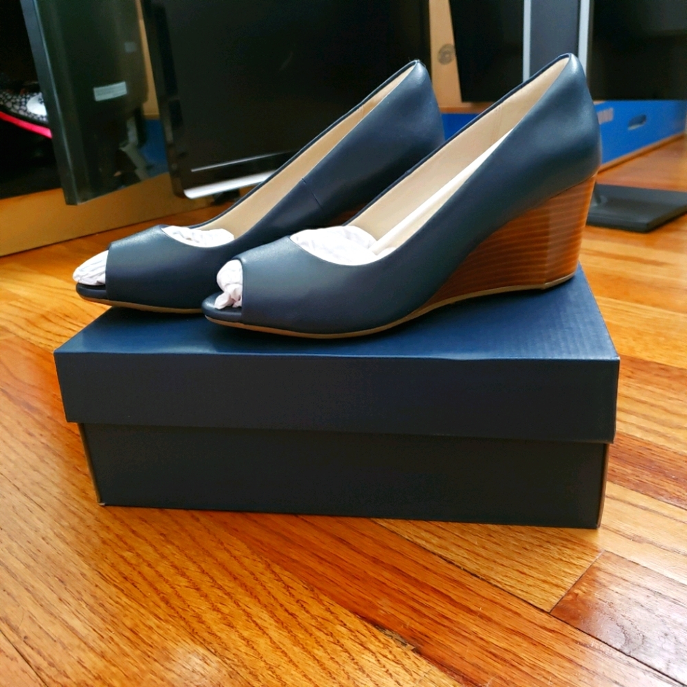 Cole Haan Sadie Open Toe Wedge